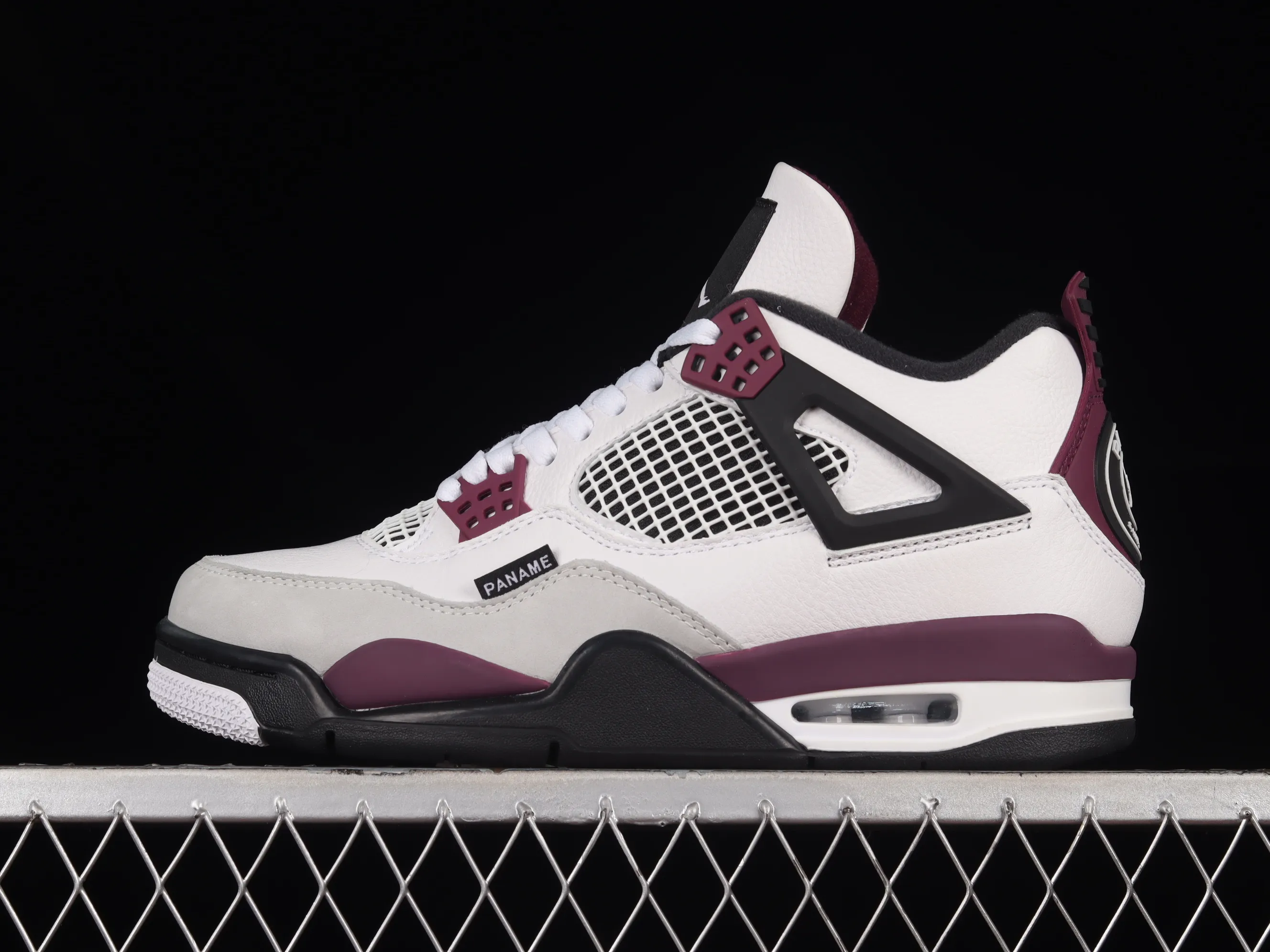 All categories Air Jordan Jordan series basketball shoes Air Jordan 4 pure original version Air Jordan 4 Retro PSG AJ4 Joe 4 Paris full first layer white and purple Paris Saint-Germain famous CZ5624-100